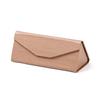 Estuche Plegable Triangular con Veta de Madera para Gafas Estuche Multifuncional Hecho a Medida Estuche para Gafas de Sol Estuche para Gafas Ópticas Hecho a Medida
