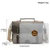 Maletín de piel de vaca de capa superior maletín portátil de cuero de un solo hombro bolsa para computadora casual simple para hombres de negocios al por mayor
