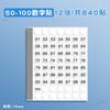 Pegatina digital Jerry del 1 al 100, papel adhesivo redondo pequeño con números de puntos para jardín de infantes