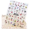 Camuflaje 5D en relieve dibujos animados lindos pegatinas para uñas sanliou coolomi gato KT Pooh stitch calcomanías para uñas