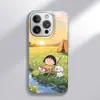 Para Apple 16promax Año Nuevo Mujer Funda de iPhone 15 Vacaciones Maruko 14pm Funda de Hidratación