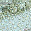 8*10mm Largo Recto Joyería para Uñas Diamante de Punta Inferior Forma Especial Popular en Xiaohongshu Material de Uña Portátil Diamante para Uñas al por Mayor