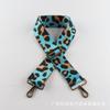 Bolso Jacquard de Leopardo con correa para accesorios de equipaje bolso cruzado con transformación de equipaje DIY cinturón de bolso de color contrastante ajustable
