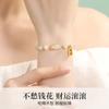 Pulsera de Arroz Anual de Plata Esterlina S925 para Mujer Nuevo Estilo Chino Estilo Nacional Pulsera de Jade Hetian Sensación de Alta Calidad Regalo de Año Nuevo Cumpleaños