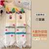 Calcetines Xiaowu de otoño e invierno, engrosados, resistentes al frío, de terciopelo a medio pelo, calcetines de tubo medio para mujer con lindo monstruo pequeño de terciopelo de coral, cálidos y no sueltan pelusa