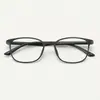 Armazón de Gafas Coreano Ultraligero para Miopía Armazón de Gafas TR90 Armazón Cuadrado para Mujer Color Té Transparente Armazón para Gafas de Prescripción Armazón de Gafas Artístico Hombre 5011