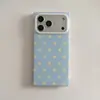 Funda Ins Estilo Coreano Borde Recto Colorida de Lunares Adecuada para el Teléfono Apple 17 Pro Max Funda para iPhone 16 Pro Colgante 15 Diseño Creativo