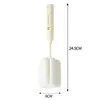 Esponja para Botão de Flor Tipo Pendurador com Cabo Longo, Escova de Limpeza Especial para Copos Térmicos e Copos de Vidro, Ferramenta Mágica para Limpeza de Mamadeiras e Copos
