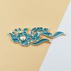 Una variedad de accesorios de aleación tipo cloisonné imitación colgante azul quemado accesorios de aleación con borla horquilla antigua para manualidades corona para el cabello