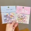 Gomas para el pelo de pulgar de colores de caramelo de dibujos animados para niños, Diademas para bebé, Gomas elásticas de alta elasticidad para niñas pequeñas, Cuerdas para el pelo para niñas