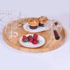 Bandeja de Madera Personalizada Bandeja para Tazas de Té Estilo Japonés Plato para Comedor en Casa Plato Pequeño para Snacks Plato de Frutas de Moda Plato para Postres