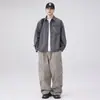 Camisa de Trabajo de Algodón Vintage de Alta Calidad Estilo Montaña para Hombre, Camisa de Manga Larga Estilo Japonés para Hombre Otoño 2025