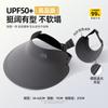 Sombrero de Sol Todo en Uno Sin Costuras para Primavera y Verano para Mujer, Sombrero de Sol Anti-UV Simple Plegable, Sombrero Deportivo de Ala Ancha con Copa Vacía