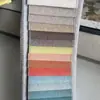 Tela Gruesa de Lino al por Mayor, Tela de Algodón y Lino de Color Puro, Textil para el Hogar con Esponja, Cojín para Ventana de Mirador, Funda de Almohada, Tela para Sofá