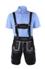 Nuevos Overoles Cuadros para Padres e Hijos de Amazon, Ropa de Oktoberfest de Múnich, Tirantes de Bar