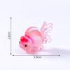 Micro Paisagem Oceano Luminoso Fushou Tanque Pequeno de Peixes Koi Paisagismo Decorações DIY Acessórios Mini Enfeites