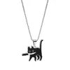 Colar Pingente Gato Faca Desenho Animado Mais Vendido Transfronteiriço Moda Simples Personalidade Nicho Tendência Joia Legal para Homens e Mulheres