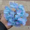 Cabeça de Hortênsia Flor Artificial Tecido de Seda 30 Cores Cabeça de Hortênsia Base para Fileira de Flores de Casamento Parede de Hortênsia Cabeça de Flor Artificial