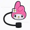 Tapa para pajita Sanrio, funda de silicona de grado alimenticio para pajita, tapa antipolvo para pajita de 10 mm, tapón para pajita de 8 mm