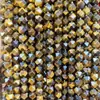 Pedra Octogonal Lapidada Natural Pedra Olho de Tigre Pedra Sol de Morgan Pulseira de Contas Soltas Acessórios para Joias DIY Contas Atacado