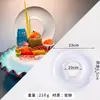 Plato Retro Chino de Bambú Forma de Cruz para Té y Bocadillos Plato para Bocadillos y Pasteles Posavasos para Taza Portavasos Bandeja de Bambú Tejido para Poner en la Mesa