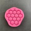Espejo completo un racimo de uvas con agujeros pegamento de resina UV molde de silicona panal no perforado molde manual para colgante