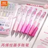 Bolígrafo Acrílico Retráctil para Diario de 108 Colores de Color Verdadero, Bolígrafo de Gel Retráctil Liso de Gran Capacidad para Dibujo Artístico Colorido