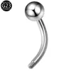 Comercio Electrónico Transfronterizo Mayorista Varilla de Repuesto de Aleación de Titanio G23 Joyería para Piercings Accesorios DIY Anillo para Ombligo