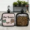 Bolsa Transparente para Petiscos de Cachorro DIY Transfronteiriça Conjunto de Treinamento para Pets com Gancho e Zíper Bolsa de Treinamento para Cachorro Dropshipping