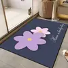 2026 Tejido de Tecnología Fresca Alfombra Suave para Piso Alfombra Baño Tocador Entrada Absorbente de Agua Antideslizante Felpudo