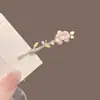 Accesorio para el Cabello con Borlas, Azul Quemado Clásico, Nuevo Estilo Chino, Accesorio para el Cabello de Boda tipo Falda de Caballo, Pinza Lateral, Accesorio para el Cabello Cheongsam para Mujer