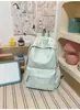 Mochila con estampado de estrellas, una mochila ligera y casual para estudiantes mujeres, con un diseño simple, elegante y artístico de gran capacidad, adecuada para viajar