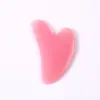 Gua Sha de Resina y Cera de Abeja con Forma de Corazón para Salón de Belleza Facial Set de Láminas de Gua Sha No de Jade para Masaje de Cuerpo Completo