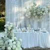 2026 Nueva Serie Blanca Accesorios de Flores para Bodas Juego de Decoración de Boda Materiales de Flores Color Claro Blanco Roto Arreglo Floral Artificial para Bodas
