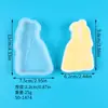 Molde de Gota de Gel de Cristal Serie Día de San Valentín DIY Modelado de Pareja Romántica Velas de Aromaterapia Jabón Adornos Molde de Silicona