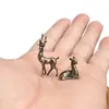 Venta Caliente Transfronteriza Adornos de Micro Paisajismo Plantas Simulación Mini Flor de Ciruelo Ciervos Animales Pequeños Ciervos Lindos Decoraciones de Escritorio