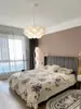 Lustre para Quarto Nórdico Estilo Creme ins Flor Pinha Lustre para Restaurante Lâmpadas Decorativas Simples Criativas Aconchegantes