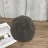 Boina de Alta Qualidade Estilo Melard Boné Grande Retro para Circunferência da Cabeça Grande para Mulheres Outono e Inverno Camurça Estilo Japonês Boné Bico de Pato