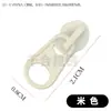 Tirador de cremallera corto No. 5 estilo europeo, corto, grueso, con cordón, rosca inversa, para bolsos, chaquetas, bolsas de exterior, tamaño grande 5 # Tirador