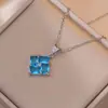 Collar para Mujer, Moda Transfronteriza, Diseño Nicho de Corazón, Versátil Elegante, Colgante Simple y Versátil, Collar Cadena Clavícula para Mujer