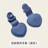 Guantes Aislantes para Hornear Guantes de Cocina Engrosados de Silicona Especiales para Horno de Cocina Horneado Alta Temperatura Antideslizantes Pinzas para Manos