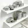 Perfume Sólido Crema Facial Sérum Loción Cosméticos Decantación Portátil Metal Roscado Redondo Caja de Aluminio