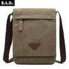 Bolsa de Lona Casual Bolsa para Hombre Bolsa Delgada de Hombro Bolsa Retro Cruzada Bolsa Pequeña para Exterior Dropshipping