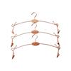 Colgador interno de metal tienda de sujetadores y lencería Estante especial para exhibir sujetadores oro rosa pinza para colgar ropa interior pantalones de mujer colgar secar
