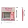 Set de Pestañas Postizas Transfronterizo, Pestañas Postizas de Conejo de Nueve Colas de Gran Capacidad, Ligeras y Naturales, Largas, Suaves y Cómodas Pestañas Artificiales