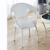Silla de Ratán para Balcón Silla Individual con Respaldo Tejida a Mano Sala de Estar Dormitorio Silla de Ratán Giratoria Simple para el Hogar Silla de Ratán Pequeña para Exteriores