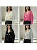 Cardigan Tricot Floral Tridimensional Novo 2026 para Mulheres, Casaco Suéter Estilo Coreano Outono e Inverno, Top Solto e Casual