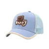 Nueva Gorra de Malla de Dibujos Animados de Comercio Exterior para Bebé de 2 Años, Gorra de Béisbol con Visera al por Mayor, Sombrero de Verano con Protección Solar para Niños