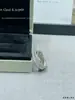 Anel V Dourado Versão Alta Banho Espesso Ouro 18K Assinatura Kaleidoscópio Trevo de Quatro Folhas Cravejado com Diamante Anel de Dedo Fashion Personalidade Venda Direta da Fábrica