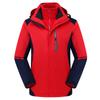Nova Jaqueta de Outdoor, Mesmo Estilo para Homens e Mulheres, com Forro de Fleece, Conjunto Impermeável de Duas Peças, Destacável e Personalizável com Logo